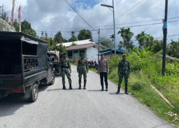 Sinergitas TNI–Polri Jaga Fakfak Tetap Kondusif, Ibadah Minggu Palem Berlangsung Aman dan Khidmat