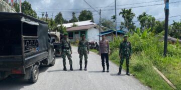 Sinergitas TNI–Polri Jaga Fakfak Tetap Kondusif, Ibadah Minggu Palem Berlangsung Aman dan Khidmat