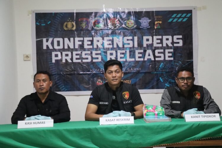 Polres Sarmi Sampaikan Penanganan Kasus Dugaan Tindak Pidana Korupsi Tahun 2025 s.d Maret 2026