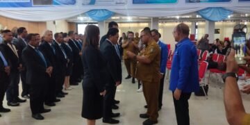 Hadiri Pelantikan DPD Bamag Nas Kota Bitung Periode 2026-2031, Kodim 1310/Bitung Sinergi Bersama Pemda dan Tokoh Agama, Ciptakan Masyarakat Rukun, Damai, dan Harmonis