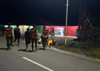 Sat Samapta Polres Sarmi Intensifkan Patroli Dialogis, Hadirkan Rasa Aman di Tengah Aktivitas Masyarakat