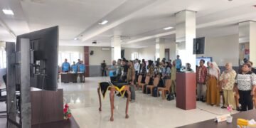 Pelaksanaan Pakta Integritas dan Pengambilan Sumpah Warnai Penerimaan Terpadu Calon Anggota Polri TA 2026