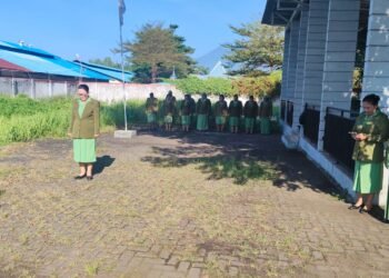 Peringati HUT ke-80 Persit Kartika Chandra Kirana Tahun 2026, Anggota dan Pengurus Persit KCK Cabang LXII Kodim 1310 Bitung Gelar Ziarah Rombongan