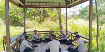 Sat Binmas Laksanakan Anev Bhabin Untuk Tingkatkan Kinerja Bhabinkamtinmas Polsek Tor Atas