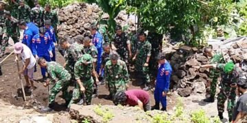 Aksi Sigap Gerak Cepat Bantu Warga, Kodim 1310/Bitung Beri Pertolongan Korban Bencana Gempa