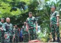 Dorong Konektivitas dan Pertumbuhan Ekonomi, Dandim 1310/Bitung Dampingi Pangdam XIII/Merdeka Tinjau Pembangunan Jembatan Perintis Garuda