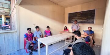 Bhabin kelurahan Mararena Gelar Kegiatan ( FKPM ) di Pasar Mararena, Bahas Jadwal Ronda Malam