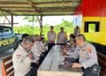 Sat Binmas Polres Sarmi Gelar anev Bhbabinkamtinmas di Polsek Pantai Timur