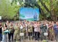 Dukung Program Pemerintah Dalam Pengelolaan Hasil Hutan, Dandim 1310/Bitung Dampingi Pangdam XIII/Merdeka Pada Kunjungan Kerja Menteri Kehutanan RI di Minahasa Utara