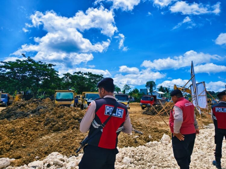 Sat Samapta Polres Sarmi Intensifkan Patroli di Pasar Sentral Mararena, Situasi Kondusif
