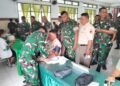 Kenali Bahaya Penyakit Diabetes Melitus dan Hipertensi, Prajurit, PNS dan Persit Kodim 1310/Bitung Terima Penyuluhan Kesehatan