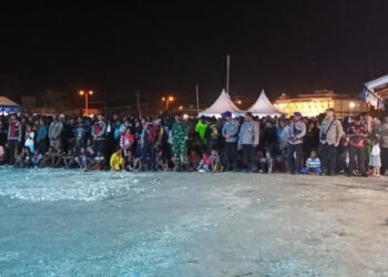 Polres Sarmi Kerahkan Personel Amankan Pesta Rakyat HUT ke-24 Kabupaten Sarmi