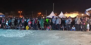 Polres Sarmi Kerahkan Personel Amankan Pesta Rakyat HUT ke-24 Kabupaten Sarmi