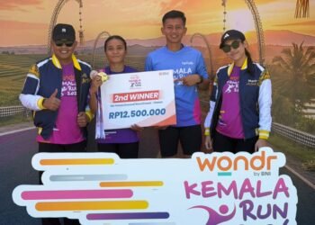 Perwakilan Polda Papua Barat Raih Juara di Kemala Run 2026 Bali, Harumkan Nama Daerah