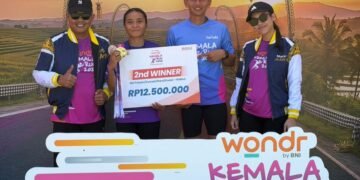 Perwakilan Polda Papua Barat Raih Juara di Kemala Run 2026 Bali, Harumkan Nama Daerah