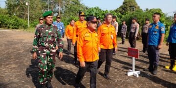 Antisipasi Dampak Musim Kemarau/El Nino, Kodim 1310/Bitung bersama Aparat Terkait di Minahasa Utara Gelar Apel Geladi Kesiapsiagaan Bencana