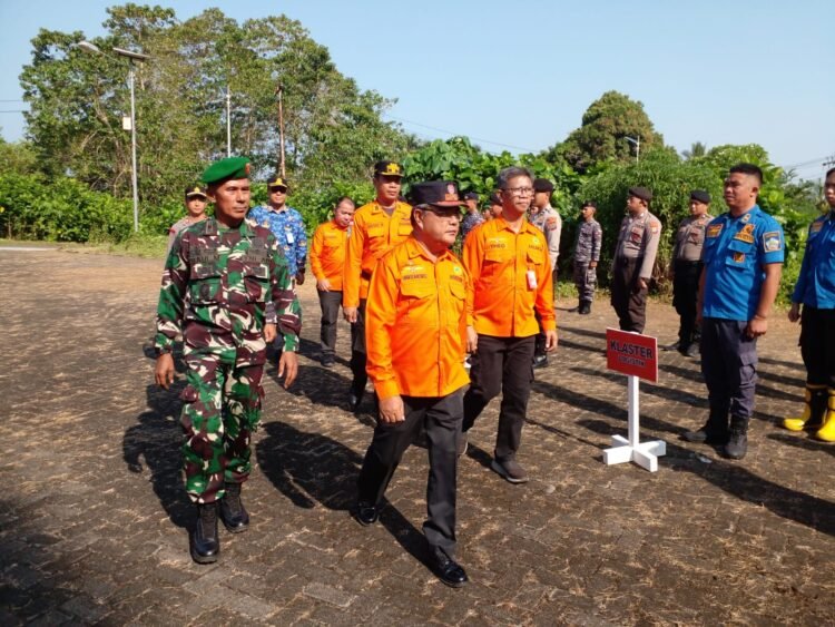 Antisipasi Dampak Musim Kemarau/El Nino, Kodim 1310/Bitung bersama Aparat Terkait di Minahasa Utara Gelar Apel Geladi Kesiapsiagaan Bencana