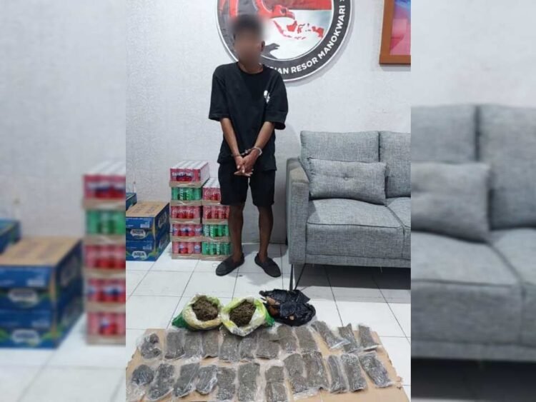 Satuan Reserse Narkoba Polresta Manokwari Berhasil Ungkap Kasus Tindak Pidana Narkotika Golongan I Jenis Ganja