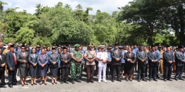 Wakapolres Sarmi Hadiri Peringatan Otda ke-30, Perkuat Stabilitas dan Pelayanan Publik