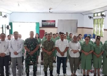 Tingkatkan Pemahaman Hak Pilih Kaum Perempuan, Persit Kodim 1310/Bitung Terima Sosialisasi Pendidikan Pemilih dari KPU Bitung