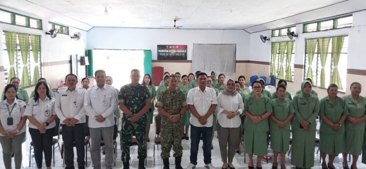 Tingkatkan Pemahaman Hak Pilih Kaum Perempuan, Persit Kodim 1310/Bitung Terima Sosialisasi Pendidikan Pemilih dari KPU Bitung
