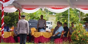 Simulasi Latihan Sispamkota  Antisipasi Penanganan Unjuk Rasa  di Wilayah Hukum Polda Papua Barat