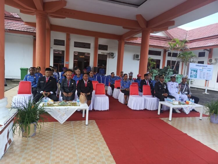 Upacara Hardiknas di Sarmi, KBO Sat Lantas Wakili Kapolres