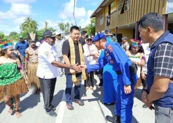 Kasat Polairud Sarmi Hadiri Groundbreaking Cold Storage, Dorong Kesejahteraan Nelayan