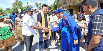 Kasat Polairud Sarmi Hadiri Groundbreaking Cold Storage, Dorong Kesejahteraan Nelayan
