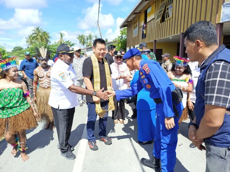 Kasat Polairud Sarmi Hadiri Groundbreaking Cold Storage, Dorong Kesejahteraan Nelayan