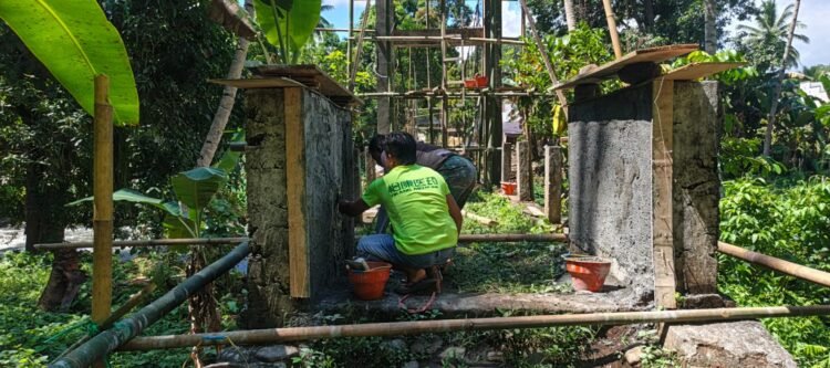 Dukungan Babinsa Percepat Realisasi Jembatan Perintis Garuda di Desa Sawangan Airmadidi