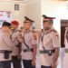 Kapolres Sarmi Pimpin Upacara Sertijab Kasat Resnarkoba, Kasat Samapta dan Kapolsek Pantai Barat