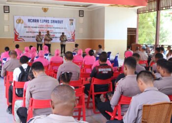 Suasana Kekeluargaan Warnai Lepas Sambut Pejabat di Polres Sarmi