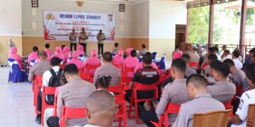 Suasana Kekeluargaan Warnai Lepas Sambut Pejabat di Polres Sarmi