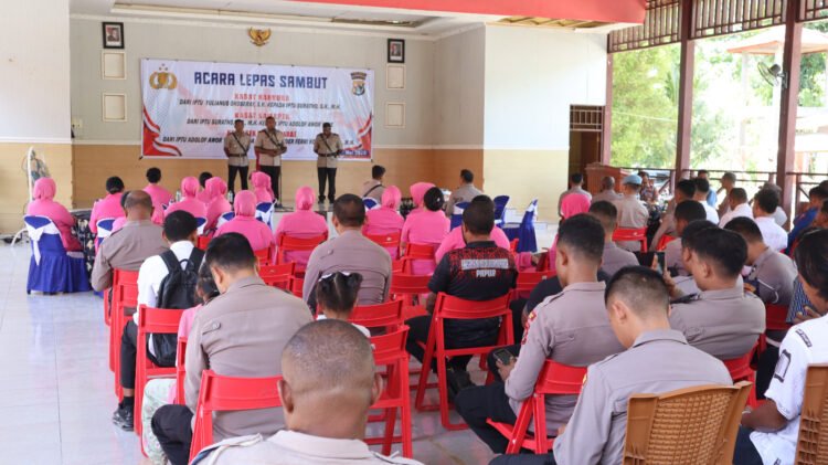 Suasana Kekeluargaan Warnai Lepas Sambut Pejabat di Polres Sarmi