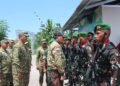 Menhan RI Tekankan Profesionalisme dan Kedekatan Prajurit dengan Rakyat, dalam Kunjungan Kerja ke YTP 916/BS 