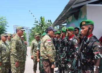 Menhan RI Tekankan Profesionalisme dan Kedekatan Prajurit dengan Rakyat, dalam Kunjungan Kerja ke YTP 916/BS 