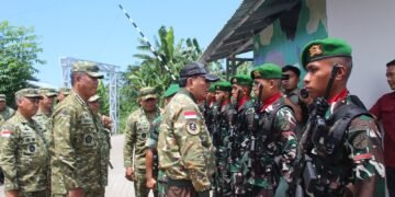 Menhan RI Tekankan Profesionalisme dan Kedekatan Prajurit dengan Rakyat, dalam Kunjungan Kerja ke YTP 916/BS 