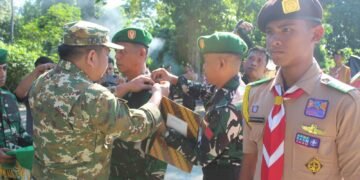 Perkuat Karakter dan Nasionalisme Generasi Muda, Wakil Walikota Bitung Resmi Buka Persami KKRI TA 2026 di Wilayah Kodim 1310/Bitung