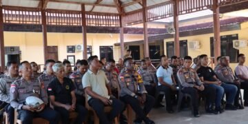Polres Sarmi Ikuti Taklimat Akhir Audit Kinerja Itwasda Polda Papua Tahap I TA 2026