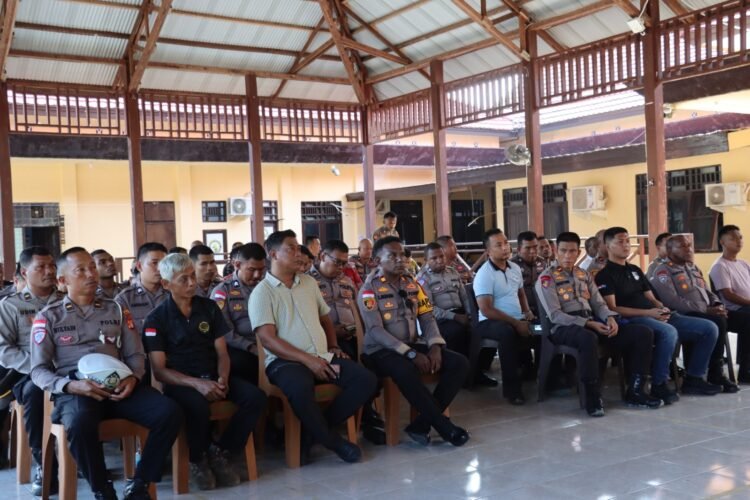 Polres Sarmi Ikuti Taklimat Akhir Audit Kinerja Itwasda Polda Papua Tahap I TA 2026