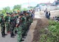 Karya Bakti Pembersihan Lokasi Pembangunan Jembatan Garuda, Wujud Sinergi TNI dan Masyarakat di Girian Indah