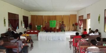 Kapolsek Pantai Barat Dampingi Bupati Sarmi Jalin Silaturahmi Melalui Ibadah Bersama