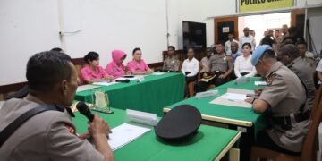 Menuju Rumah Tangga Harmonis, Personel Polres Sarmi Ikuti Sidang BP4R