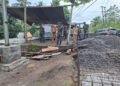 Pastikan Progres Pekerjaan Berjalan Lancar, Dandim 1310/Bitung Dampingi Danrem 131/Santiago Tinjau Pembangunan Jembatan Perintis Garuda di Wilayah Kodim 1310/Bitung