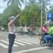 Sat Lantas Polres Sarmi Intensifkan Strong Point Pagi di Sejumlah Titik Rawan
