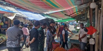 Jelang Idul Adha 1447 H, Pemerintah Kota Bitung Sinergi Bersama Unsur Forkopimda dan Kodim 1310/Bitung Sidak Pasar Pastikan Harga dan Stok Bahan Pokok Stabil