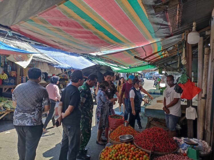 Jelang Idul Adha 1447 H, Pemerintah Kota Bitung Sinergi Bersama Unsur Forkopimda dan Kodim 1310/Bitung Sidak Pasar Pastikan Harga dan Stok Bahan Pokok Stabil