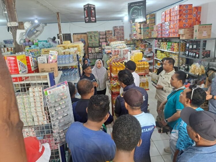 Jaga Stabilitas Pangan Jelang Idul Adha, Polres Sarmi dan Pemda Sidak Pertokoan serta Pasar