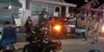 Sinergi TNI, Polri dan Pemerintah Daerah, Personel Kodim 1310/Bitung Patroli Gabungan Ciptakan Situasi Aman dan Kondusif di Wilayah Minahasa Utara